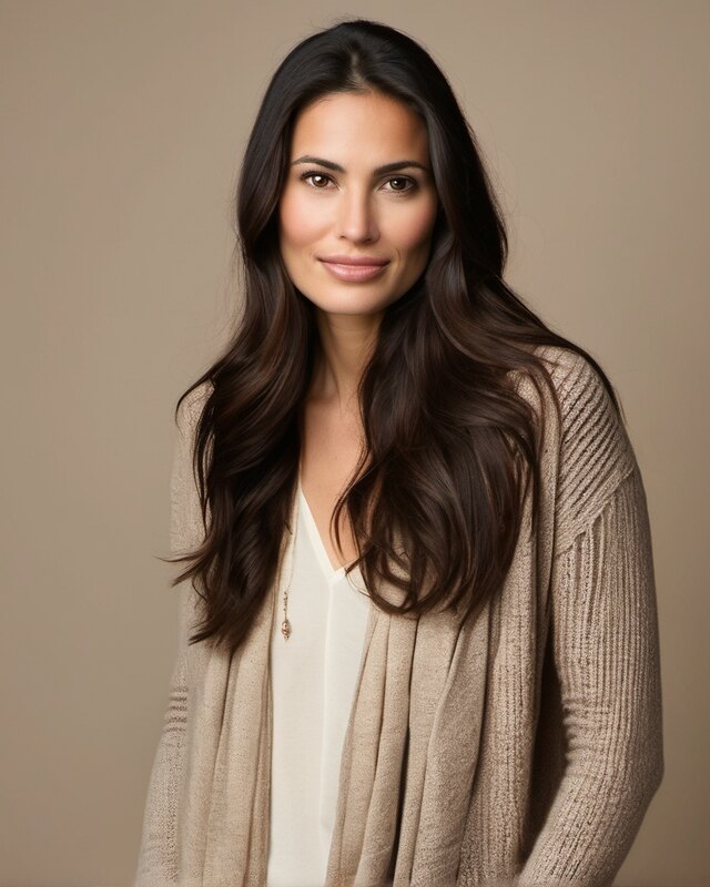 AI-generated portrait of Lena, a fictional character