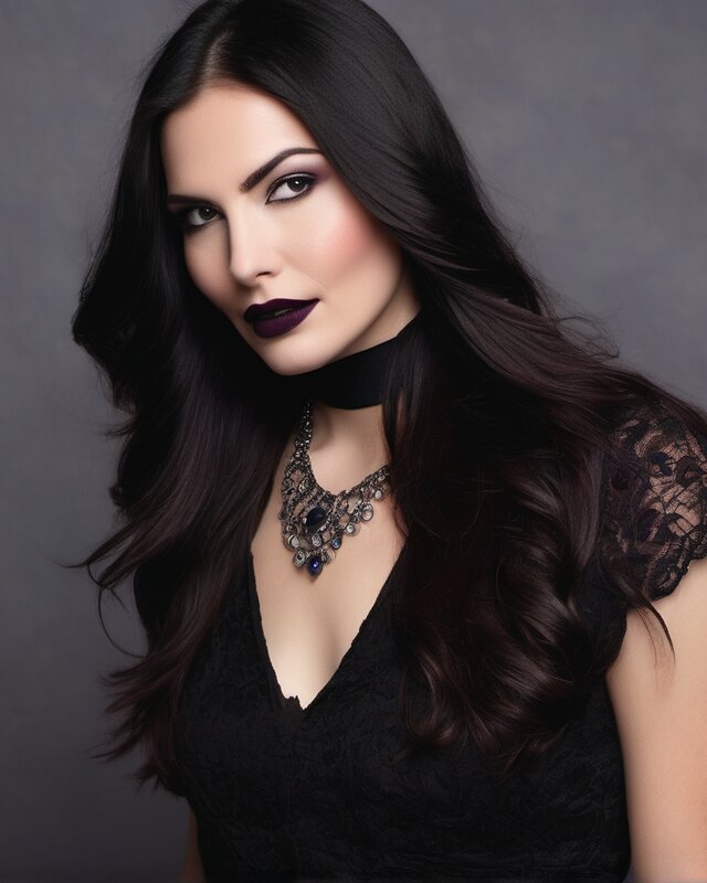 AI-generated portrait of Raven, a fictional character