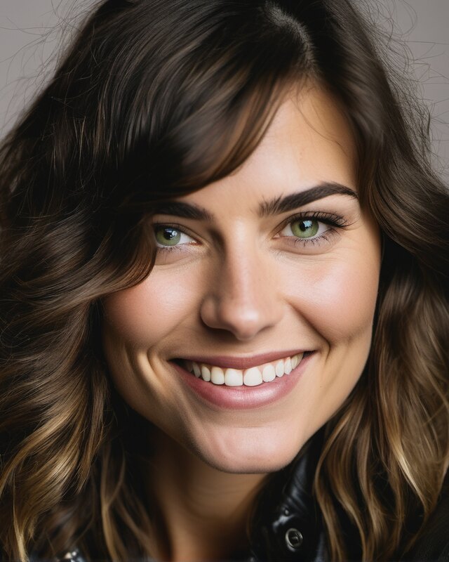 AI-generated portrait of Roxie, a fictional character